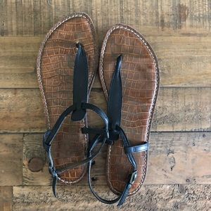 Sam Edelman black leather Gigi sandals